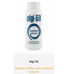 SP MỚI PHÂN BÓN LÁ  HỮU CƠ SINH HỌC RONG BIỂN-ALGI 50  (40% Ascophyllum Nodosum Extract+8% K2O+21% OM) Hy Lạp