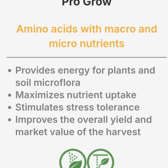 SP MỚI PHÂN BÓN LÁ  KALI COMBI HỮU CƠ - PRO GROW (18% K2O+3%Fe+1,5%Mn+1,5%Zn+ 12% OM) Hy Lạp